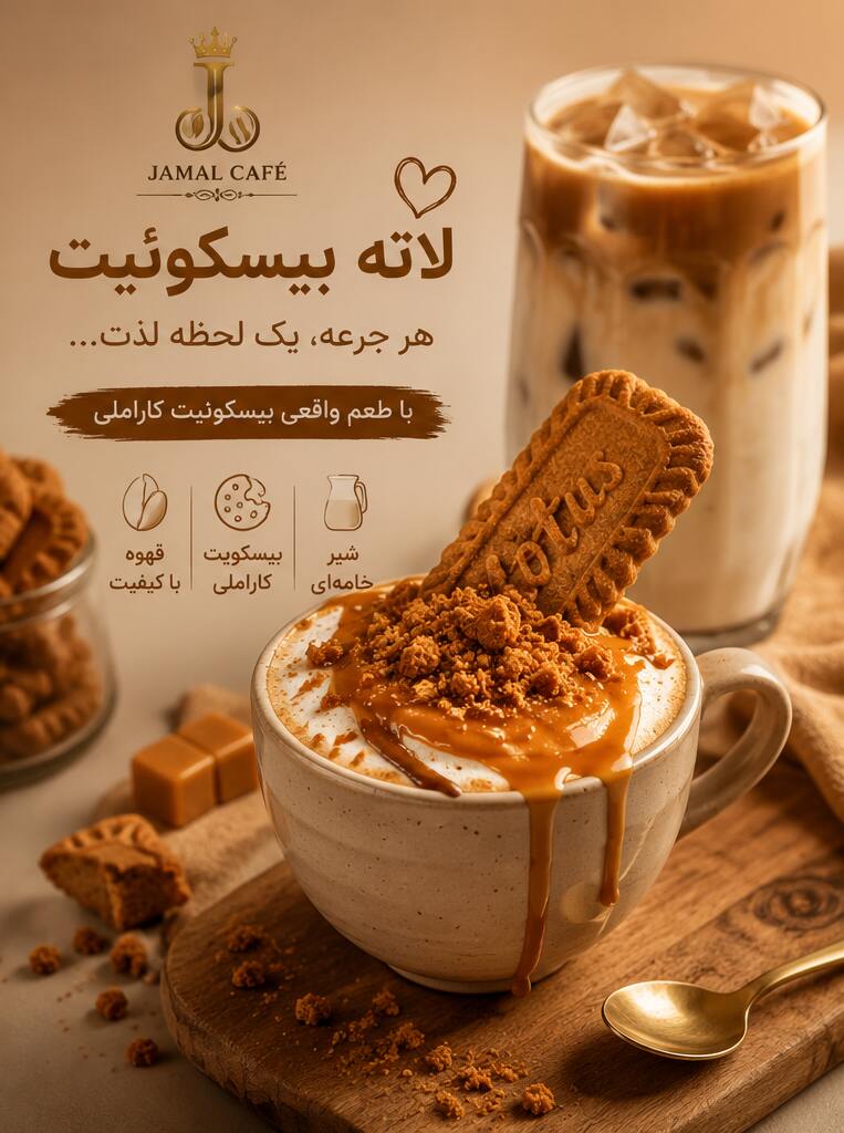  لاته کارامل بیسکوئیت چه طعمی دارد؟ هر آنچه قبل از امتحان کردن باید بدانید ⭐⭐⭐⭐⭐